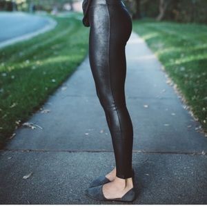 Spanx faux leather leggings